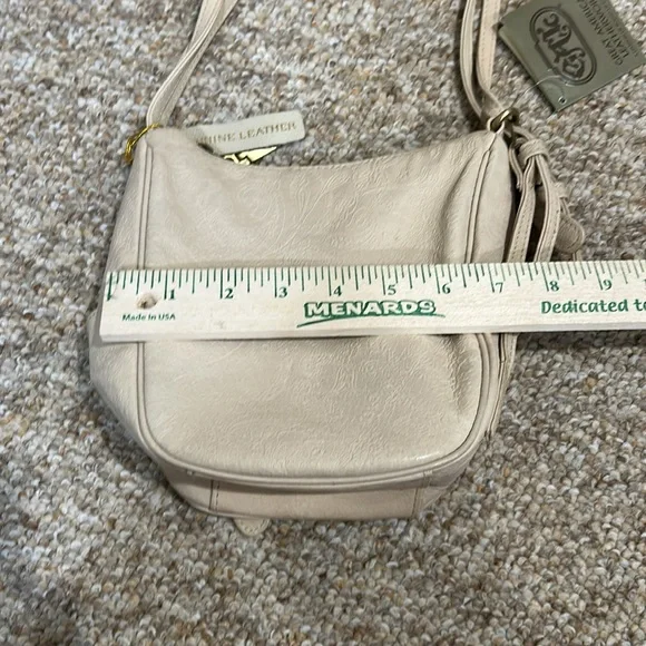 Great American Leatherworks leather mini shoulder bag NWT Paisley leather design - Picture 7 of 13